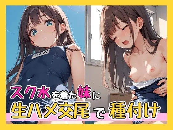 スク水を着た妹に生ハメ交尾で種付け(ガーネット) | RJ01395814