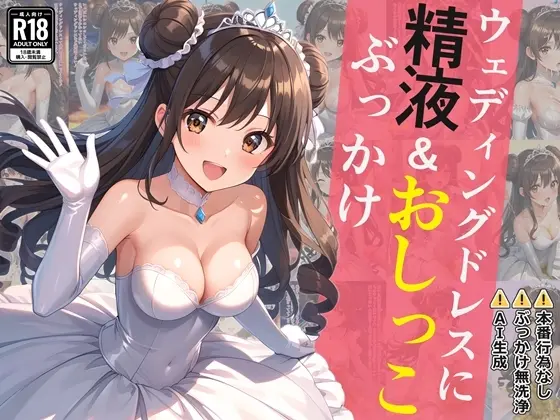 ウェディングドレスに精液&おしっこぶっかけ<すとりんぐ> | RJ01383394